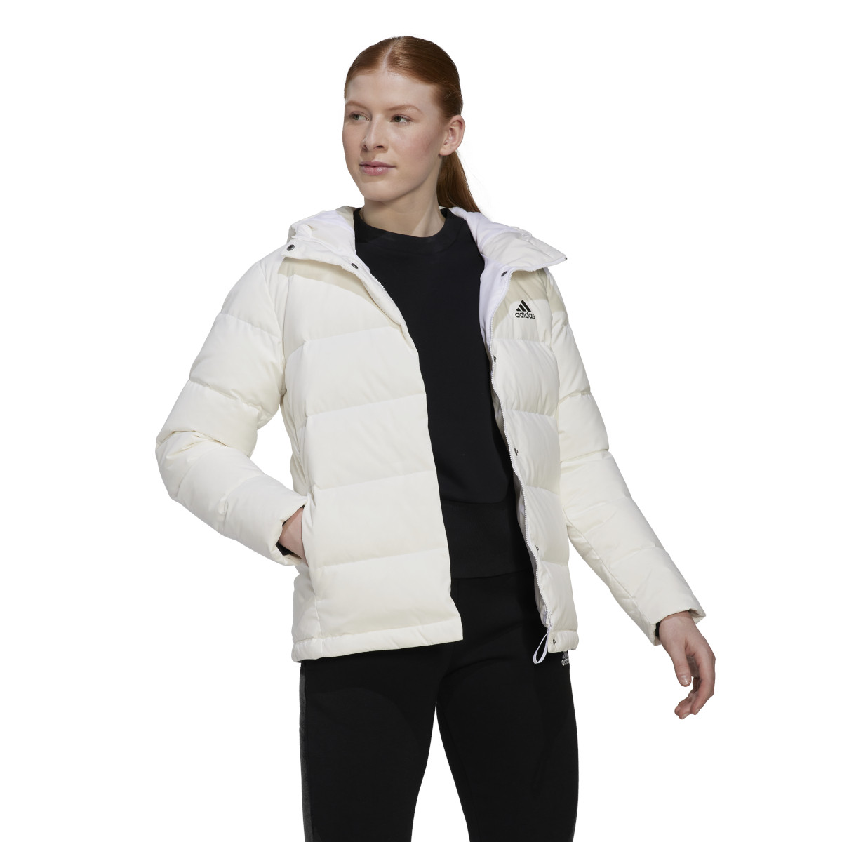 Giubbino top adidas bianco