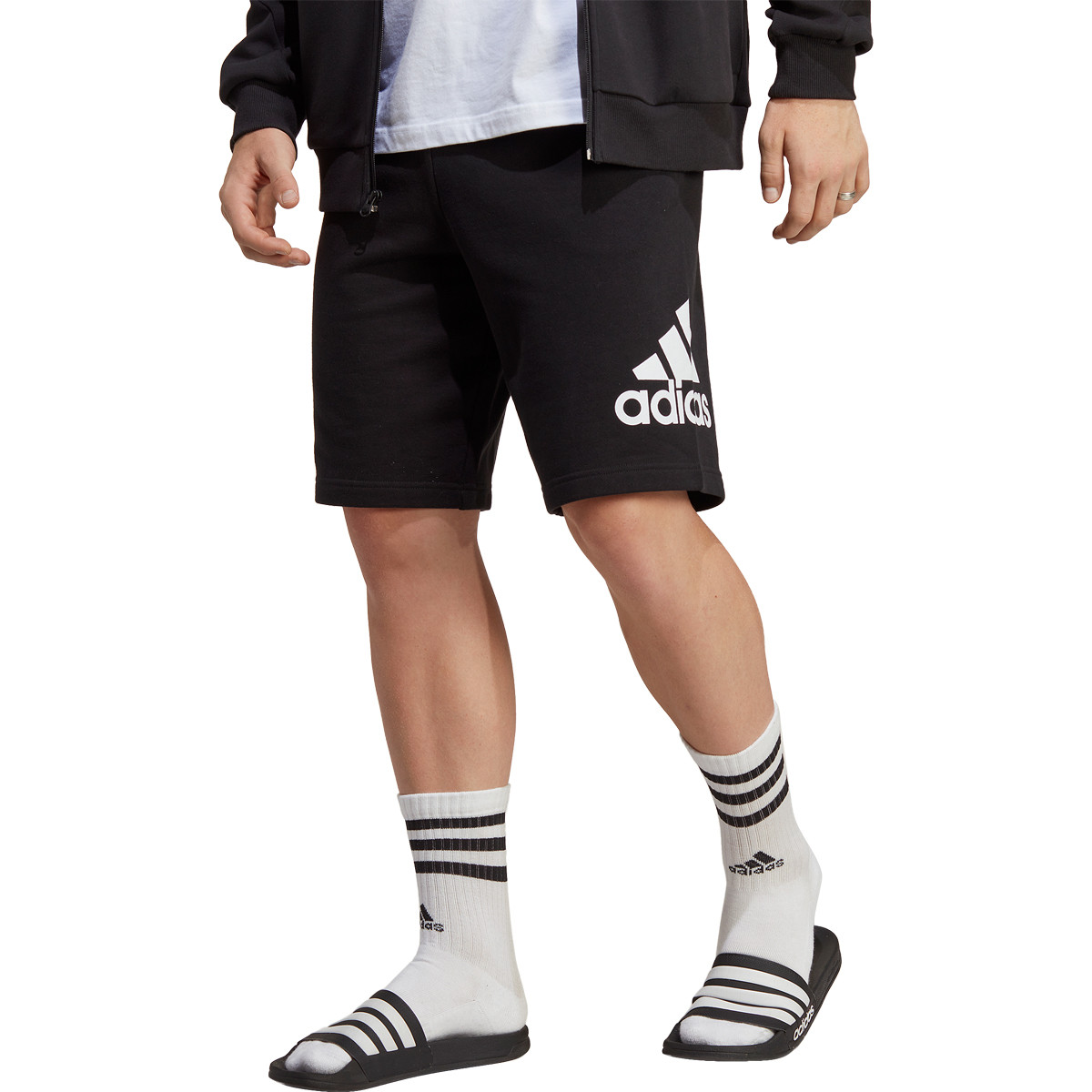 PANTALONCINI IN PILE ADIDAS