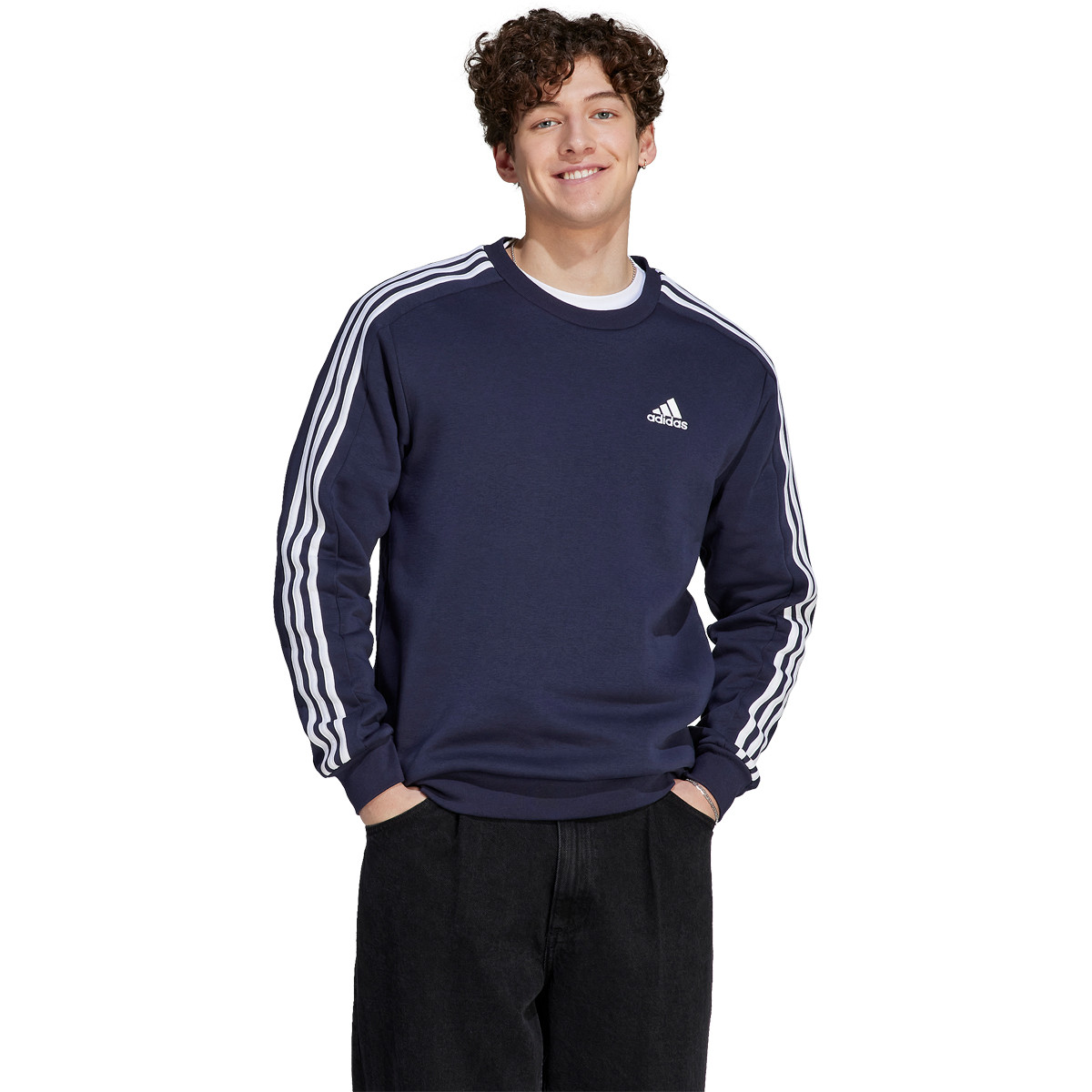 Felpa adidas tre strisce shop