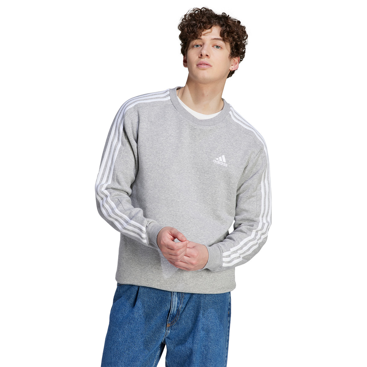 Felpa adidas tre strisce online