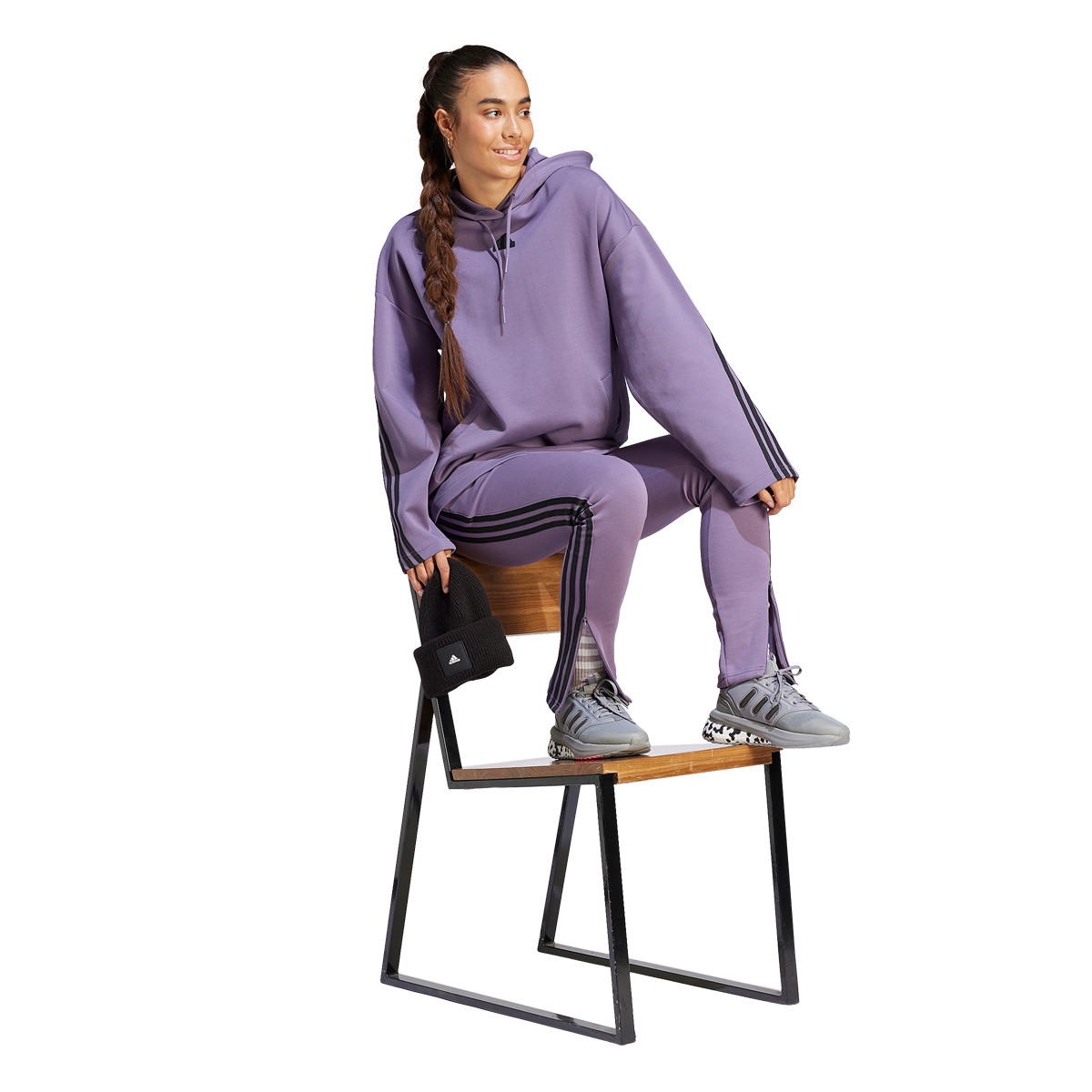 Felpa hot sale adidas strisce
