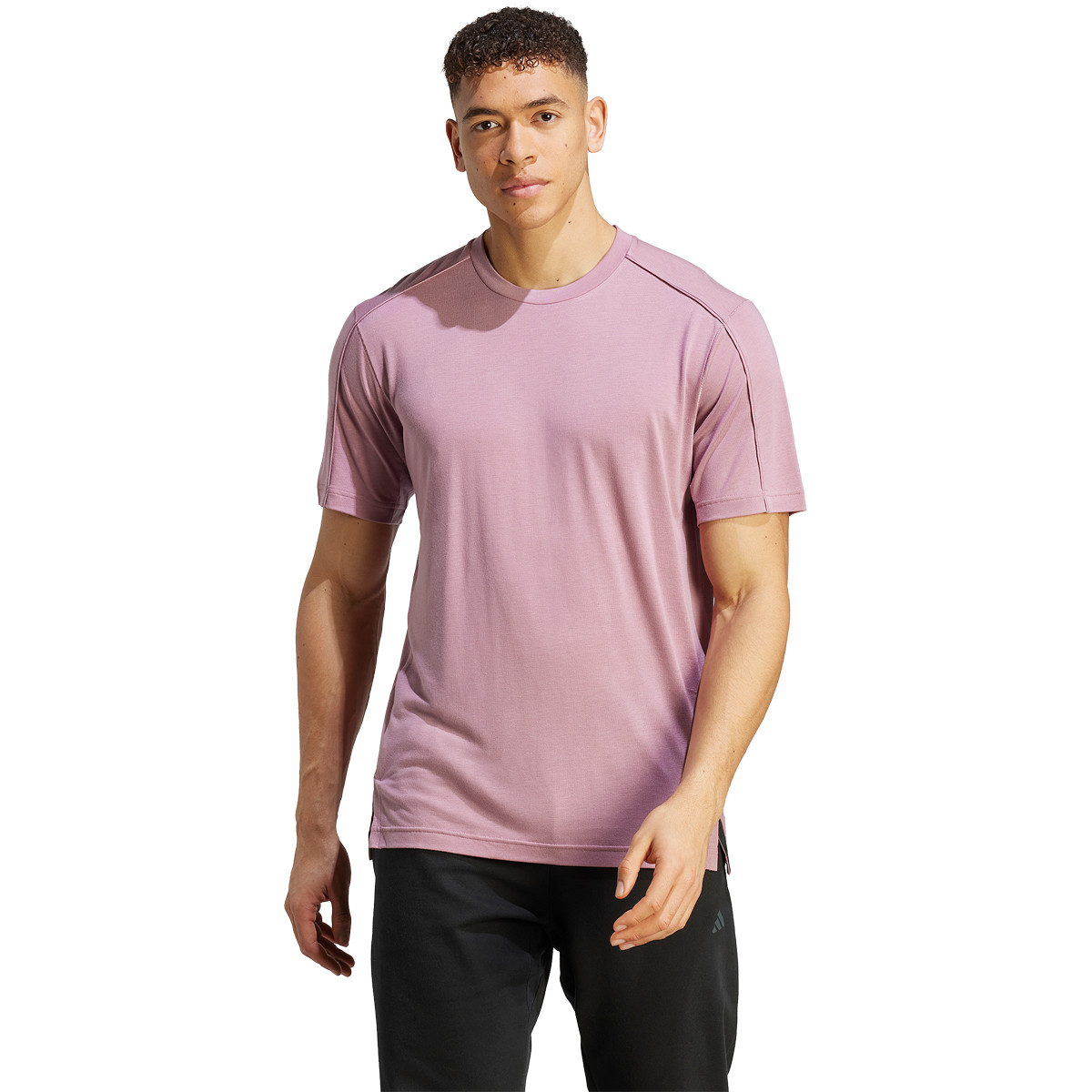 Maglietta rosa uomo adidas online