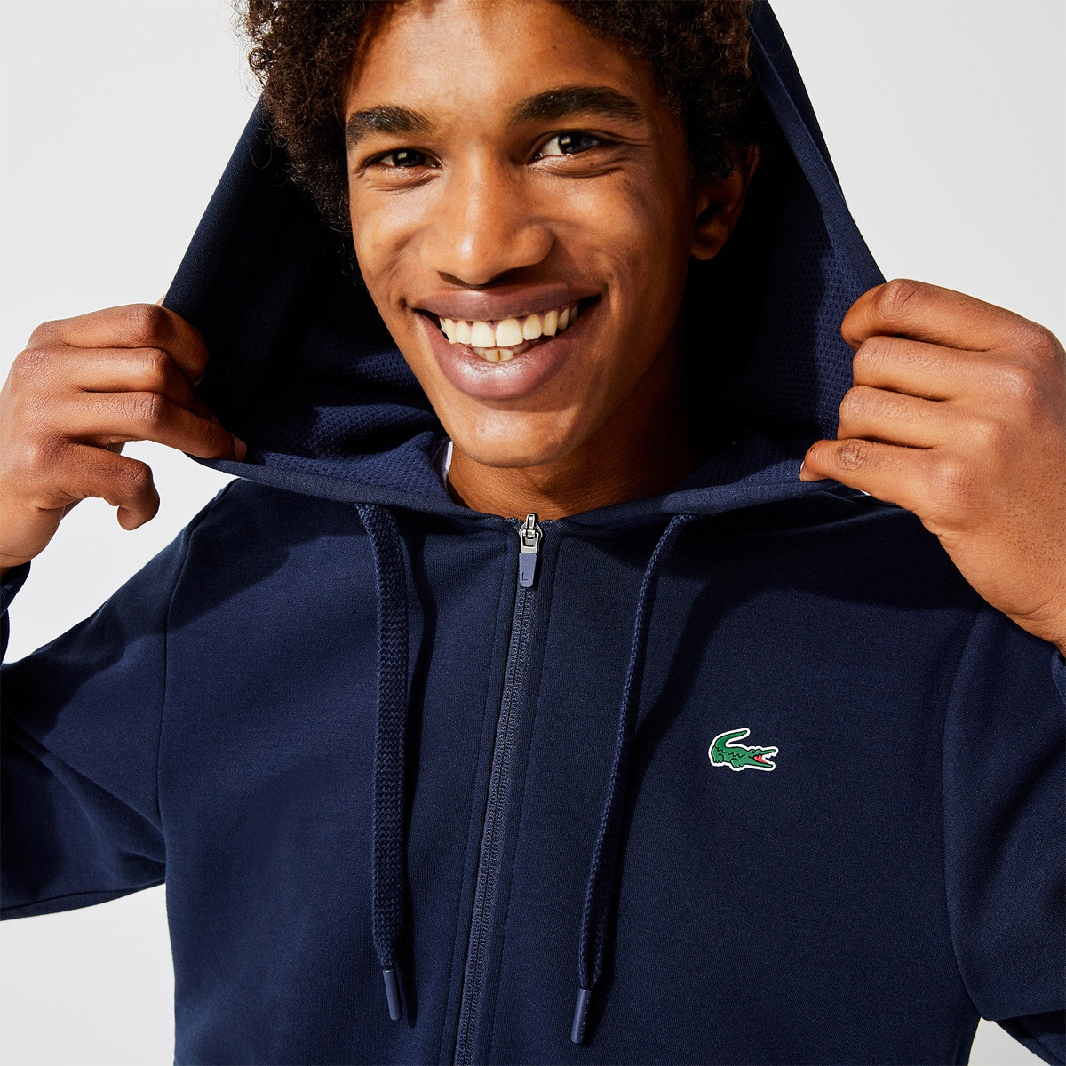 Felpa lacoste uomo zip hotsell