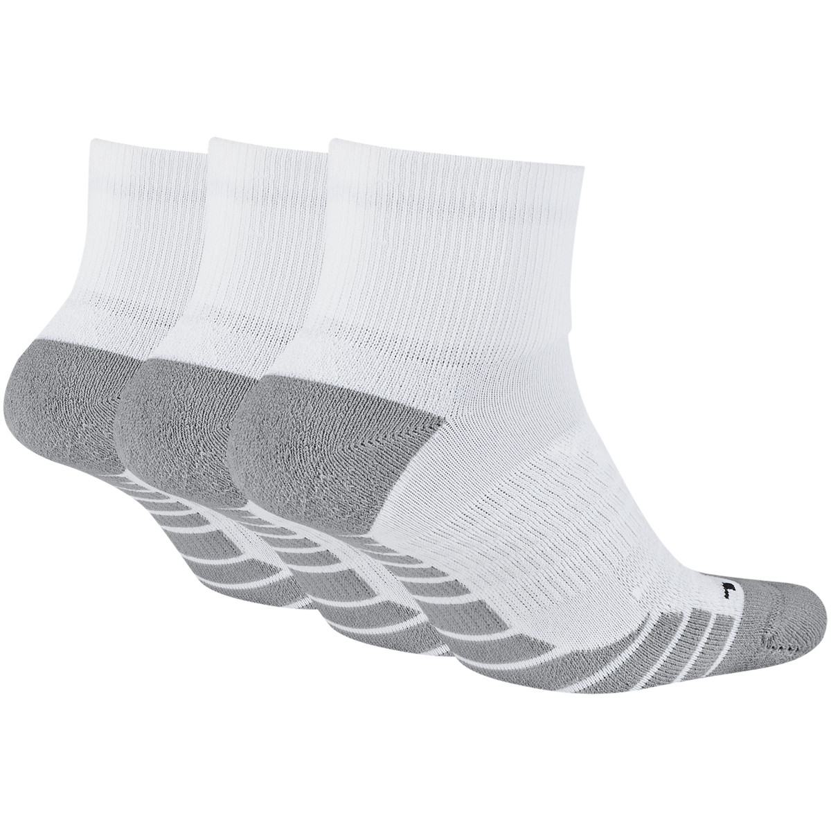 3 PAIA DI CALZE NIKE DRY ION QUARTER NIKE Uomo Scarpe