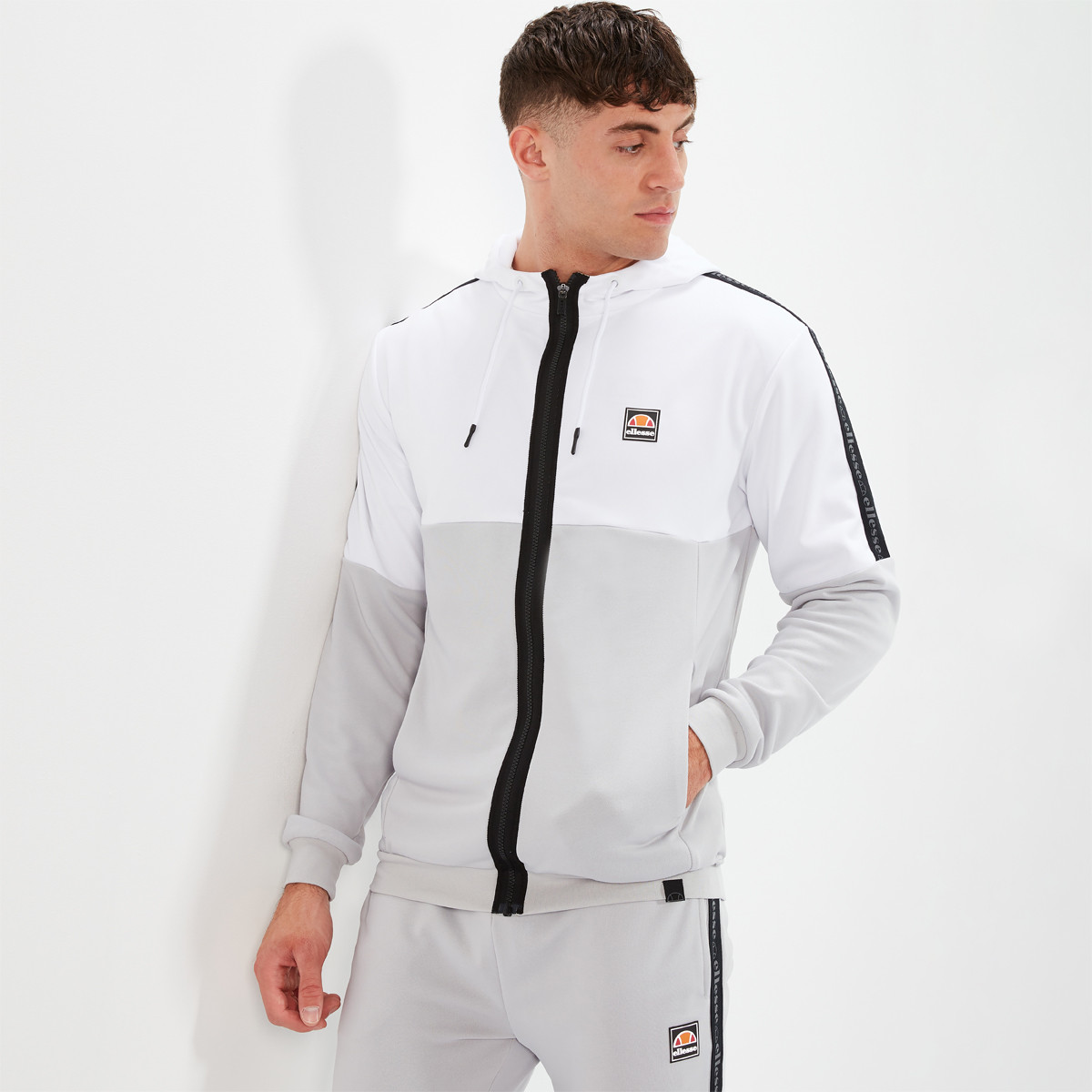 Felpa ellesse con zip hotsell