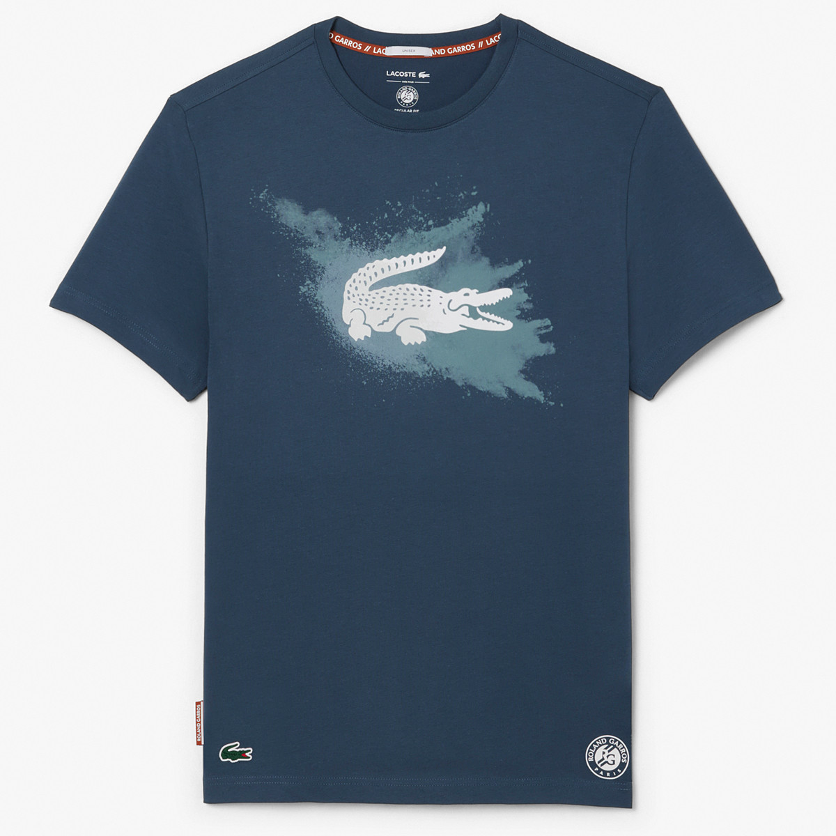 T-SHIRT LACOSTE ROLAND-GARROS SPRAY LOGO