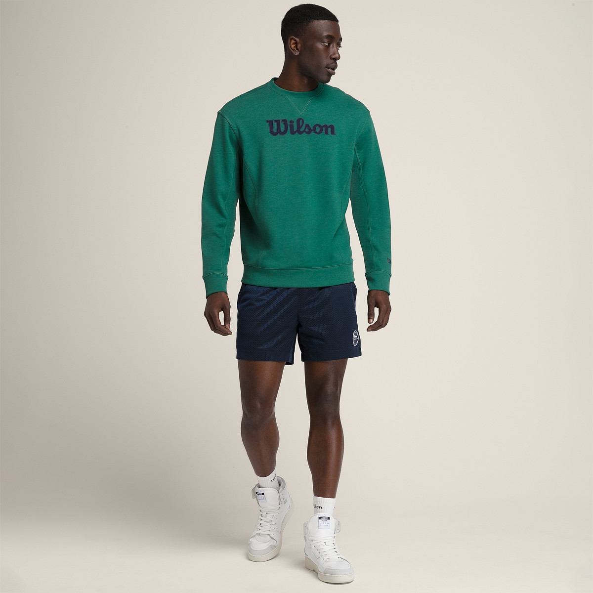 FELPA WILSON TRIBEND CREW WILSON Uomo Abbigliamento Tennispro