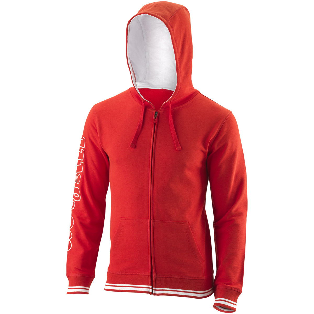 FELPA WILSON TEAM 2 CON CAPPUCCIO E ZIP WILSON Uomo Abbigliamento Tennispro