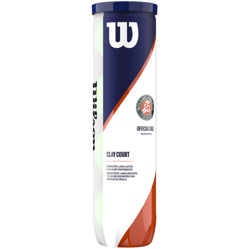 TUBO DI 4 PALLINE  ROLAND GARROS CLAY COURT 