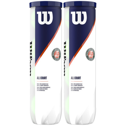 BIPACK DI 4 PALLINE  ROLAND GARROS ALL COURT 